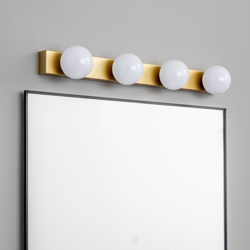 Brilagi - LED fürdőszobai tükörvilágítás HOLLYWOOD 4xLED/3W/230V 53 cm IP44 arany