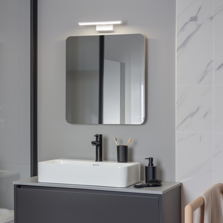 Brilagi - VESTRA LED 3 az 1-ben fürdőszobai tükörvilágítás, 6W/230V, 30 cm, IP44, fehér