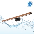 Brilagi - LED fürdőszobai tükörvilágítás WOODY MIRROR 3 az 1-ben LED/15W/230V 80 cm IP44 fekete/tölgy-cseresznye