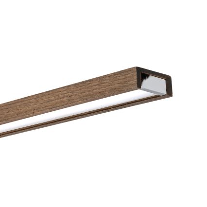 BRILAGI - LED fürdőszobai tükörvilágítás WOODY MIRROR 3v1 LED/15W/230V 80 cm IP44 fényes króm/tölgy dió
