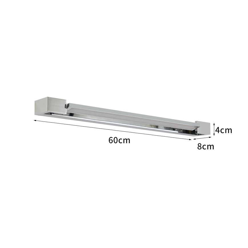 Brilagi - LED fürdőszobai tükörvilágítás AQUA LINE LED/18W/230V 60 cm IP44 fényes króm CRI 90
