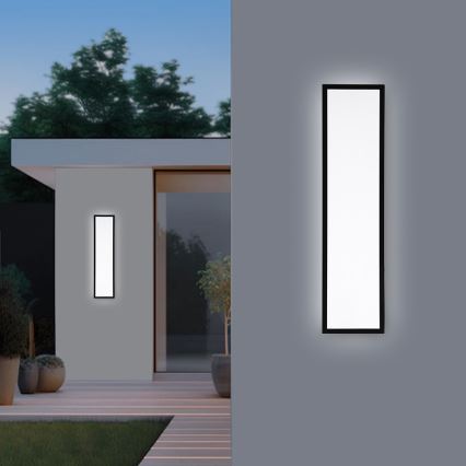 Brilagi - LED fürdőszobai mennyezeti lámpatest FRAME LED/50W/230V 120x30 cm 3000/4000/6000K IP44 fekete