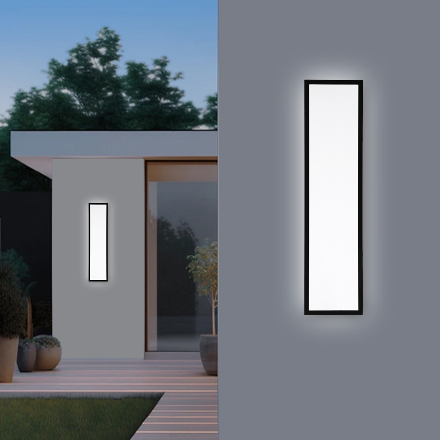 Brilagi - LED fürdőszobai mennyezeti lámpatest FRAME LED/50W/230V 120x30 cm 3000/4000/6000K IP44 fekete