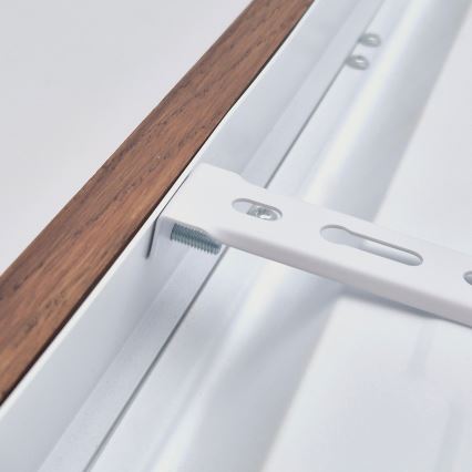 Brilagi - LED fürdőszobai mennyezeti lámpa WOODY FRAME LED/40W/230V 120x30 cm IP44 tölgy cseresznye