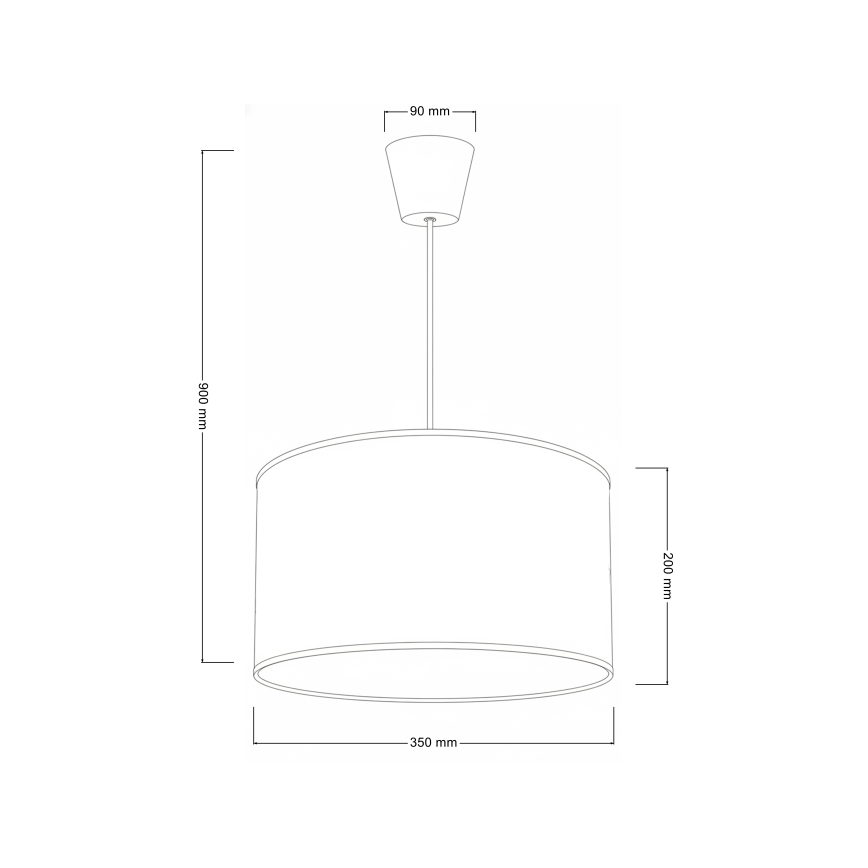 Brilagi - LED gyerekcsillár zsinóron BOBO 1xE27/60W/230V átm. 35 cm fehér/állatmintás