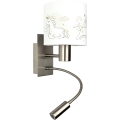 Brilagi - LED gyerekszobai állítható karú fali lámpa BOBO 1xE27/25W/230V + LED/3W matt króm/fehér/unikornisok