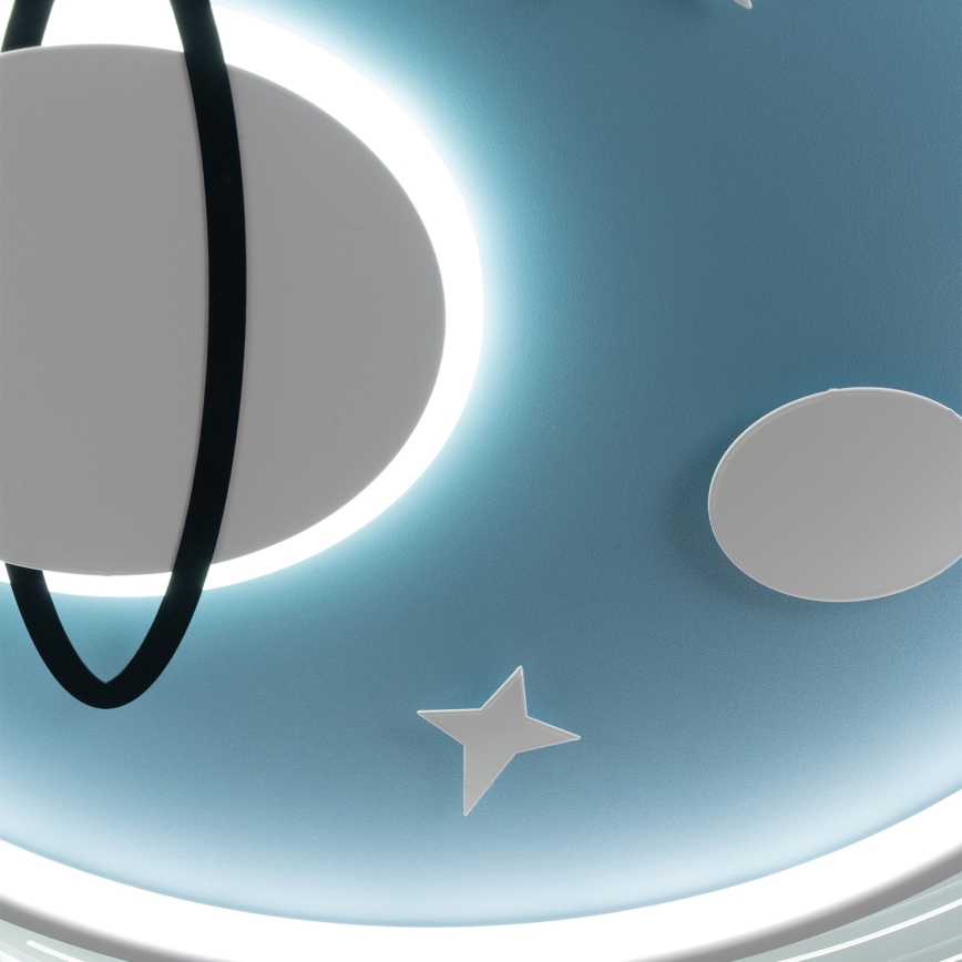 Brilagi -LED Gyerekszobai mennyezeti lámpa STARSHIP LED/64W/230V 3000/4500K kék