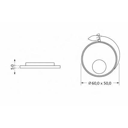 Brilagi -LED Gyerekszobai mennyezeti lámpa STARSHIP LED/64W/230V 3000/4500K kék