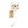 Brilagi - LED gyermek hajlítható fali lámpa BOBO WOOD 1xE27/25W/230V + LED/3W tölgy/fehér/rózsaszín/tündérmintás