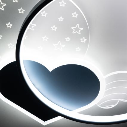 Brilagi - LED gyermek mennyezeti lámpa LOVE LED/48W/230V 3000/4500/6000K kék