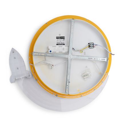 Brilagi - LED gyermek mennyezeti lámpa STARSHIP, 64W, 230V, 3000/4500K, sárga