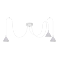 BRILAGI - LED Kábelcsillár CONE TRIPLE SPIDER 3xGX53/15W/230V fehér