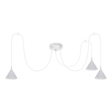 BRILAGI - LED Kábelcsillár CONE TRIPLE SPIDER 3xGX53/15W/230V fehér