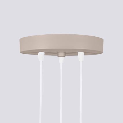 Brilagi - LED kábelcsillár CRESTO 3xGU10/10W/230V taupe
