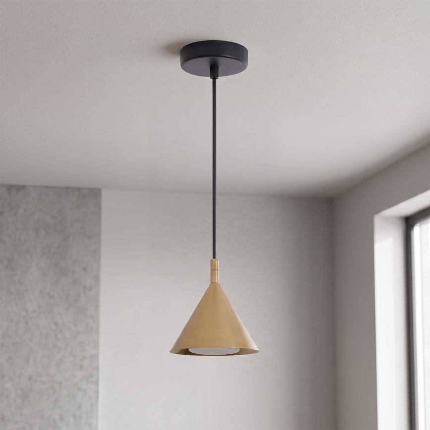BRILAGI - LED Kábeles csillár CONE SINGLE 1xGX53/15W/230V arany