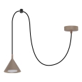 BRILAGI - LED Kábeles csillár CONE SINGLE SPIDER 1xGX53/15W/230V bézs