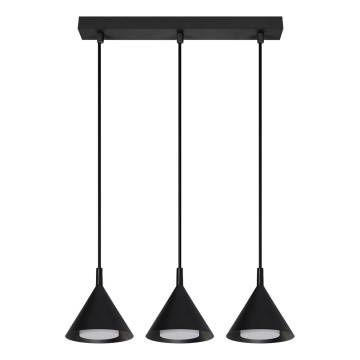 BRILAGI - LED Kábeles csillár CONE TRIPLE 3xGX53/15W/230V fekete