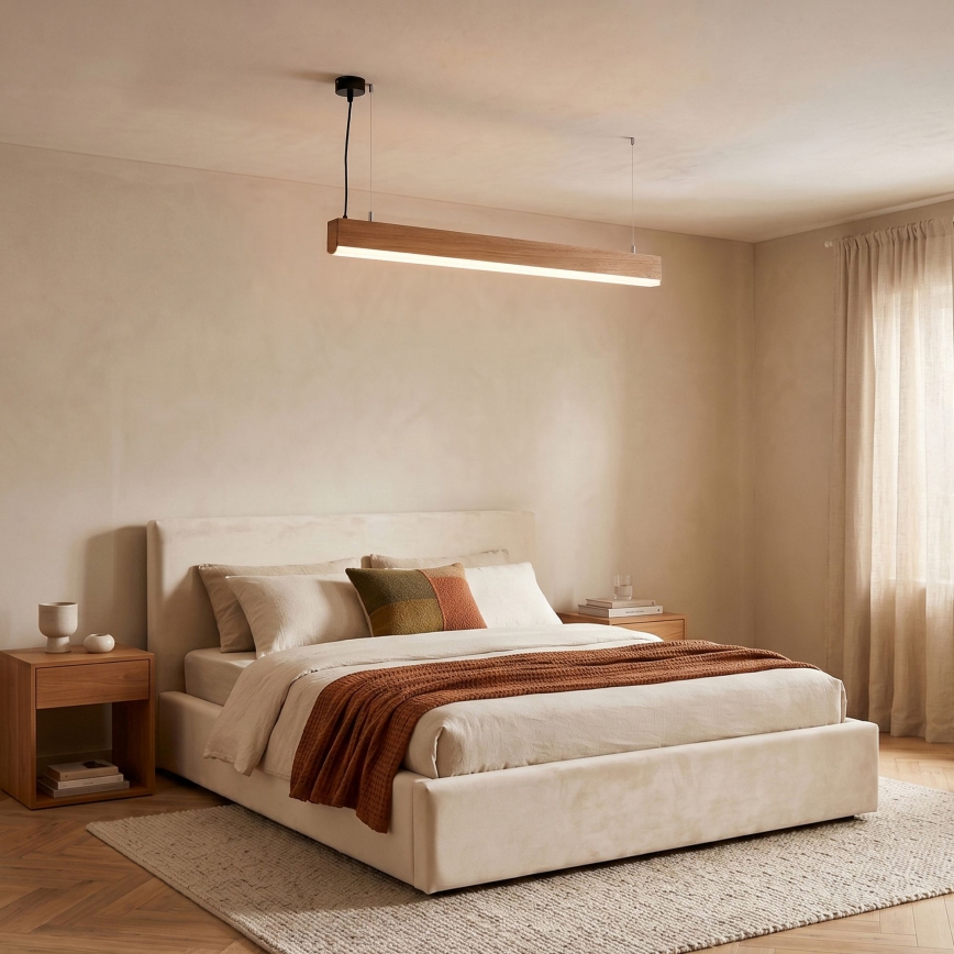 BRILAGI - LED kábeles csillár GARDALINE LED/100W/230V tölgy