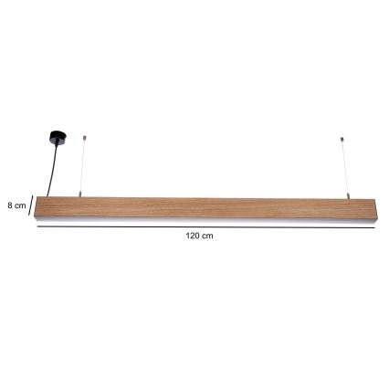 BRILAGI - LED kábeles csillár GARDALINE LED/100W/230V tölgy