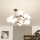 Brilagi - LED kábeles csillár MILLA 15xG9/3W/230V fekete króm/fehér