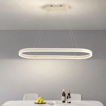 Brilagi - LED kábeles csillár PONDIE LED/45W/230V 80x30 cm fehér
