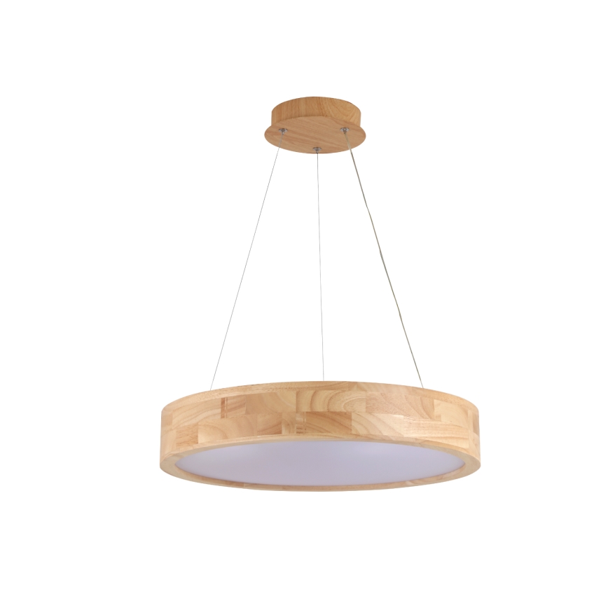 Brilagi - LED csillár kábellel FALCON WOOD LED/30W/230V 3000/4000/6000K, átm. 45 cm, fa