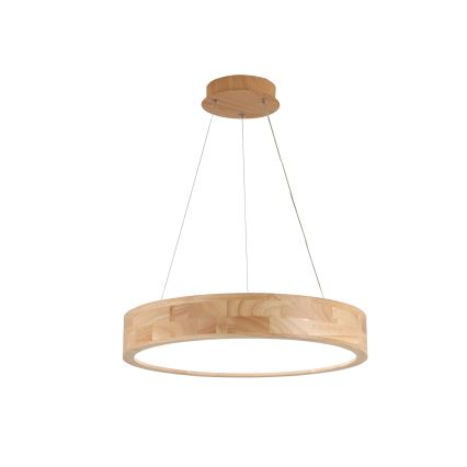 Brilagi - LED csillár kábellel FALCON WOOD LED/30W/230V 3000/4000/6000K, átm. 45 cm, fa