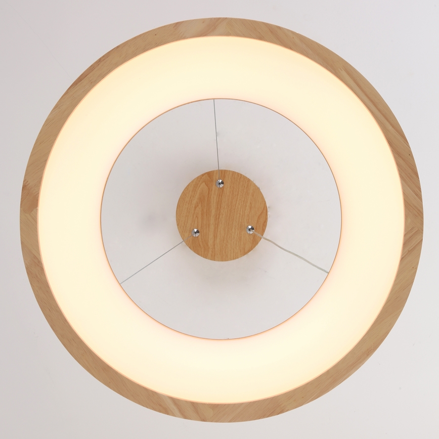 Brilagi - LED csillár kábellel FALCON WOOD LED/30W/230V 3000/4000/6000K, átm. 45 cm, fa