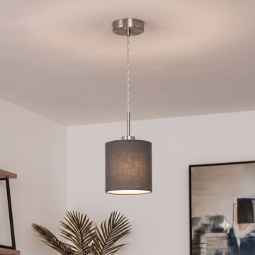 Brilagi - LED kábeles függeszték NUBILA 1xE27/60W/230V átm. 14 cm antracit