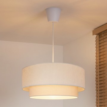 Brilagi - LED kábeles függőlámpa BOHO ECO 1xE27/10W/230V átmérő 40 cm krémszínű