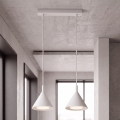 BRILAGI - LED Kábeles függőlámpa CONE DOUBLE 2xGX53/15W/230V fehér