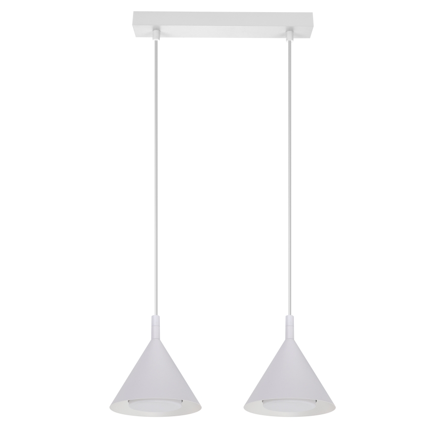 BRILAGI - LED Kábeles függőlámpa CONE DOUBLE 2xGX53/15W/230V fehér
