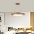 Brilagi - LED kábeles függőlámpa FALCON WOOD LED/40W/230V 3000/4000/6000K átm. 60 cm fa