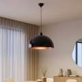 Brilagi - LED kábeles függőlámpa METALO 1xE27/40W/230V átm. 40 cm fekete/réz