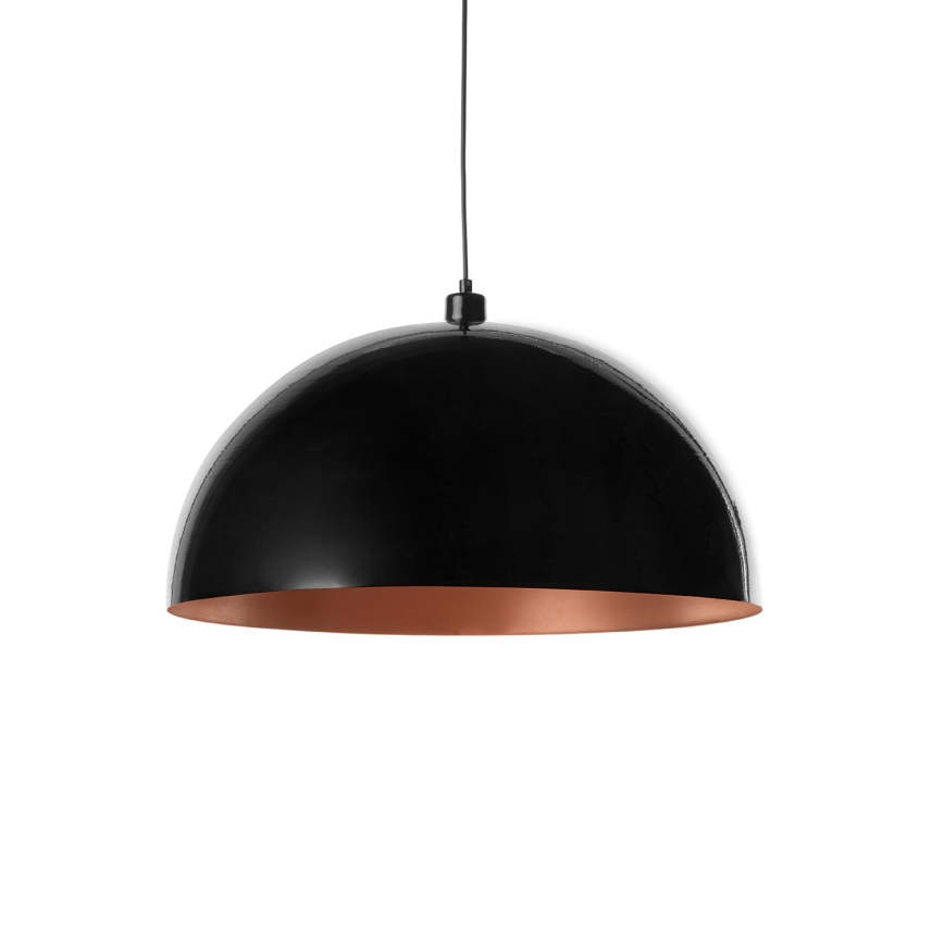 Brilagi - LED kábeles függőlámpa METALO 1xE27/40W/230V átm. 40 cm fekete/réz