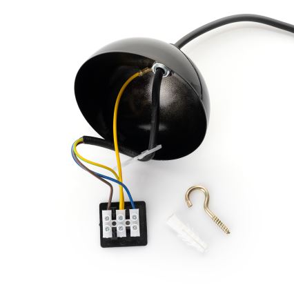 Brilagi - LED kábeles függőlámpa METALO 1xE27/40W/230V átm. 40 cm fekete/réz