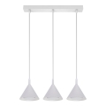 BRILAGI - LED Kábelre függesztett csillár CONE TRIPLE 3xGX53/15W/230V fehér
