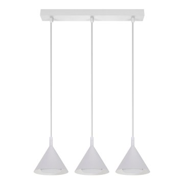 BRILAGI - LED Kábelre függesztett csillár CONE TRIPLE 3xGX53/15W/230V fehér