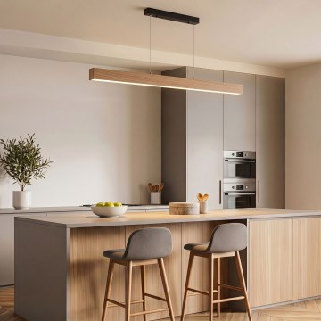 BRILAGI - LED kábelre szerelt csillár GARDALINE LED/90W/230V tölgy