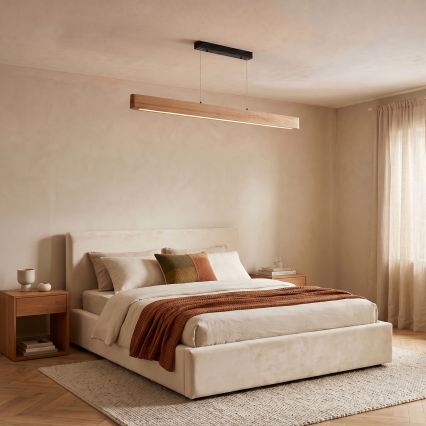 BRILAGI - LED kábelre szerelt csillár GARDALINE LED/90W/230V tölgy