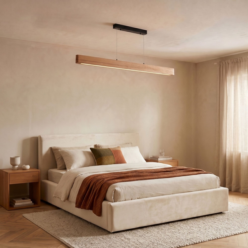 BRILAGI - LED kábelre szerelt csillár GARDALINE LED/90W/230V tölgy