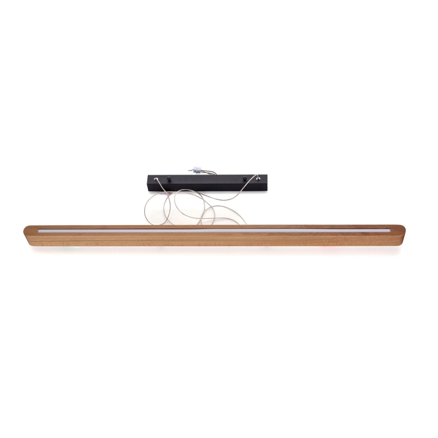 BRILAGI - LED kábelre szerelt csillár GARDALINE LED/90W/230V tölgy