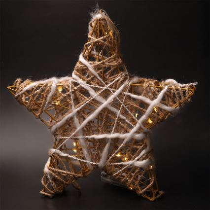 Brilagi - LED karácsonyi dekoráció LED/2xAA 30x28 cm csillag