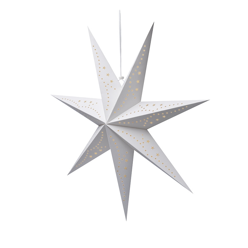 Brilagi - LED karácsonyi dekoráció LED/2xAA 60 cm-es csillag meleg fehér