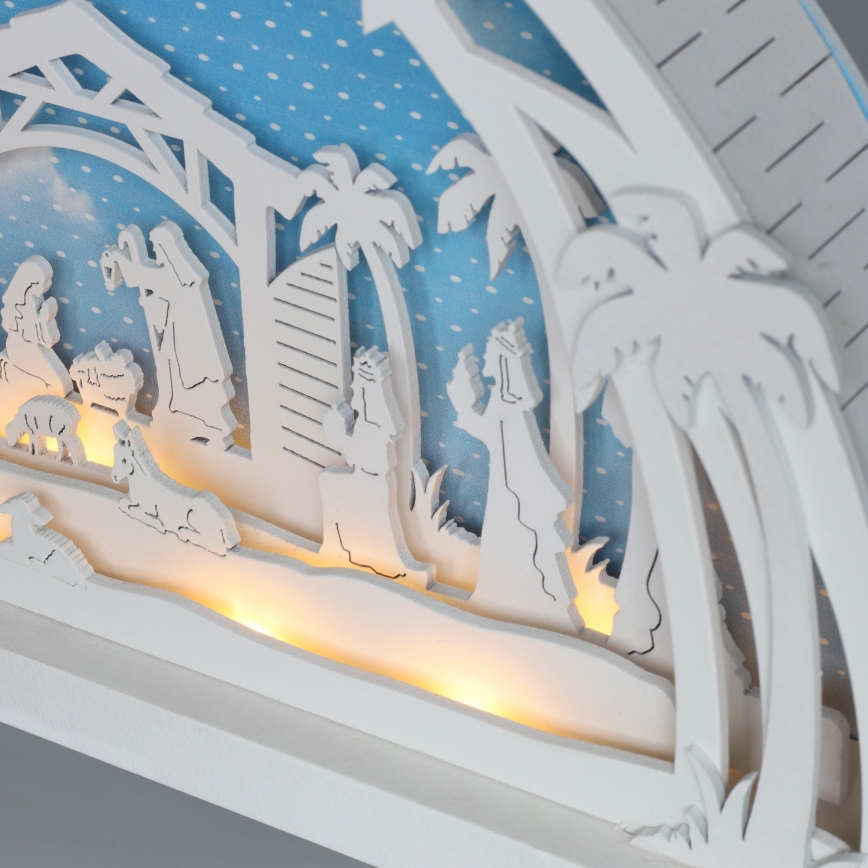 Brilagi - LED karácsonyi dekoráció LED/2xAA betlehem