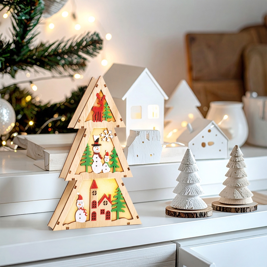 Brilagi - LED karácsonyi dekoráció LED/2xAA karácsonyfa