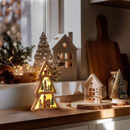 Brilagi - LED karácsonyi dekoráció LED/2xAA karácsonyfa