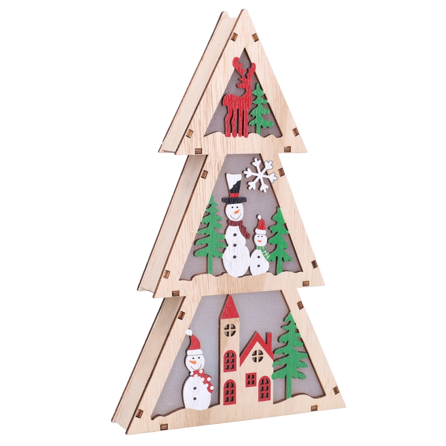 Brilagi - LED karácsonyi dekoráció LED/2xAA karácsonyfa