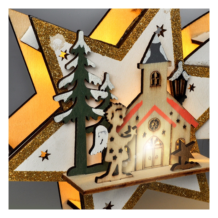 Brilagi - LED karácsonyi dekoráció LED/2xAA üstökös