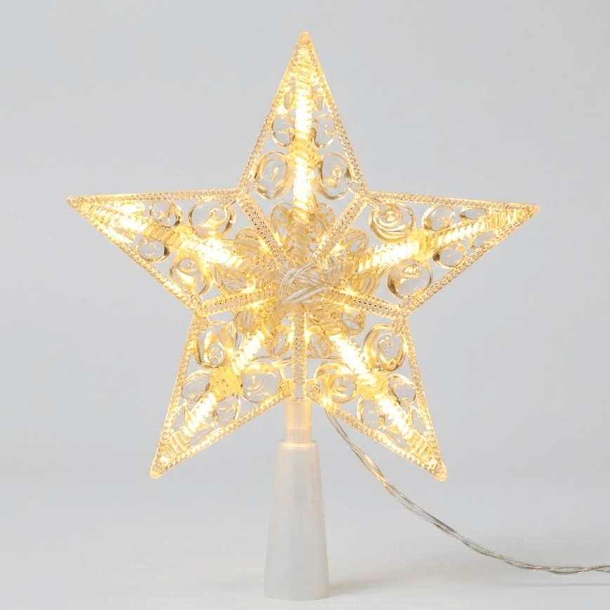 BRILAGI - LED karácsonyi dekoráció LED/3xAA 21 cm-es csillag meleg fehér
